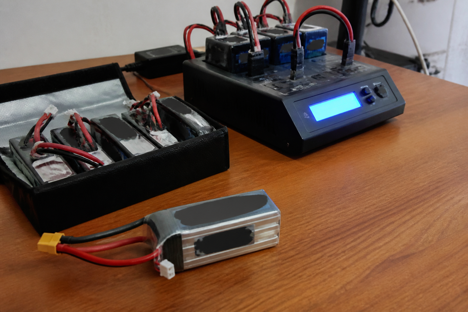 LiPo accu's laden opslaan